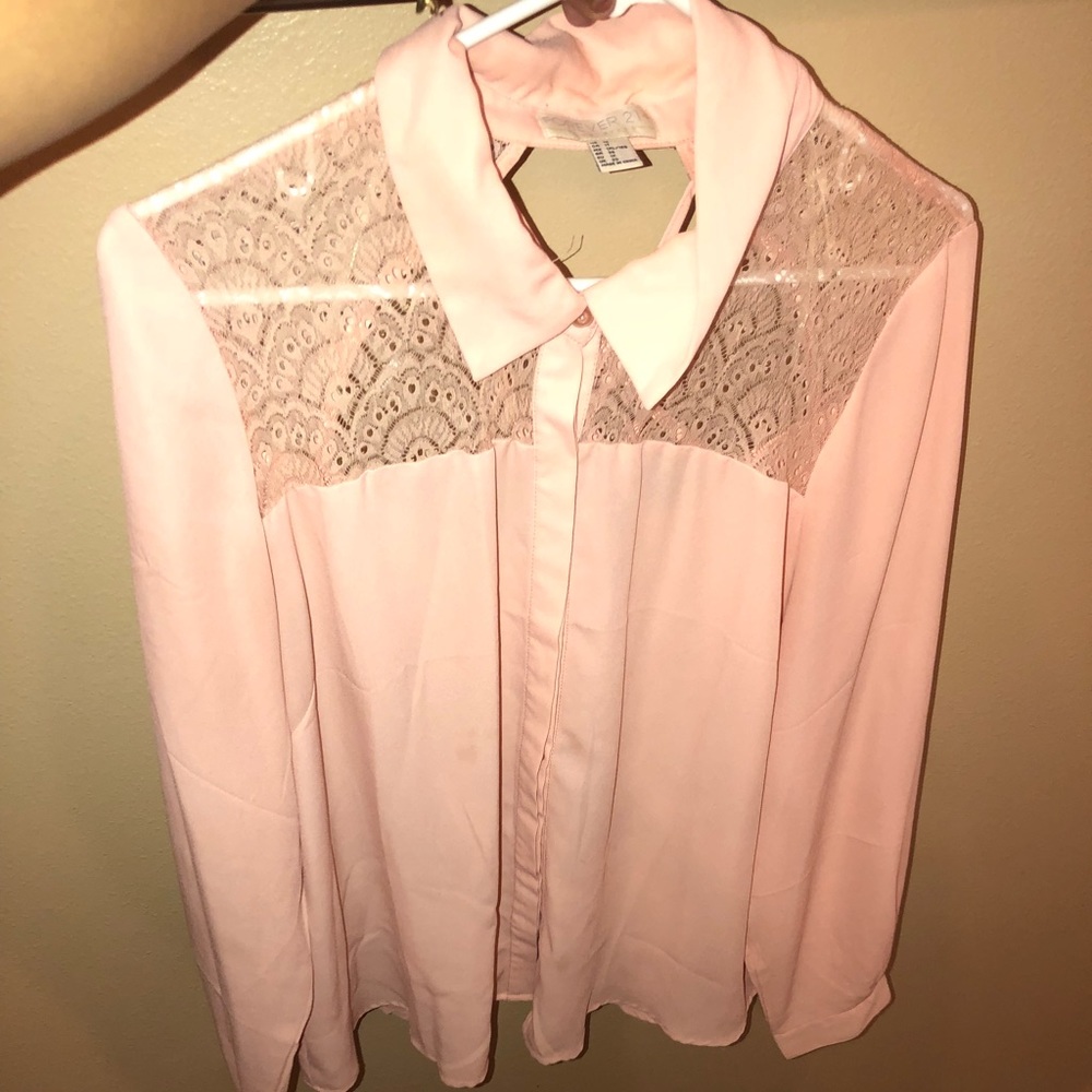 Light pink blouse
